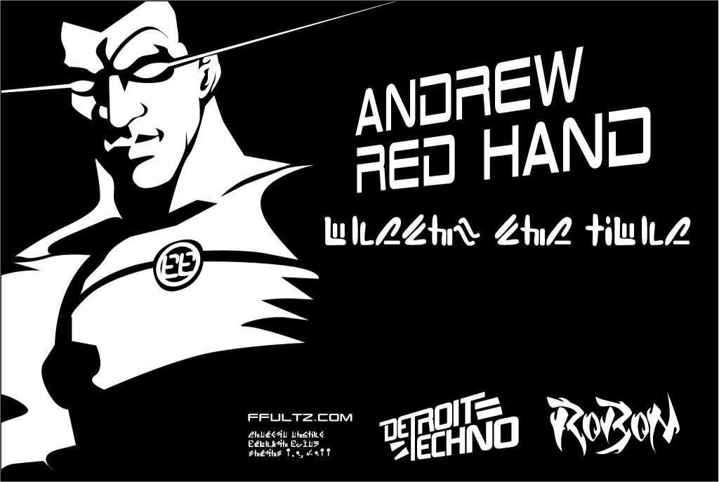 Andrew Red Hand - Exclusive Artwork Frankie Fultz of UR